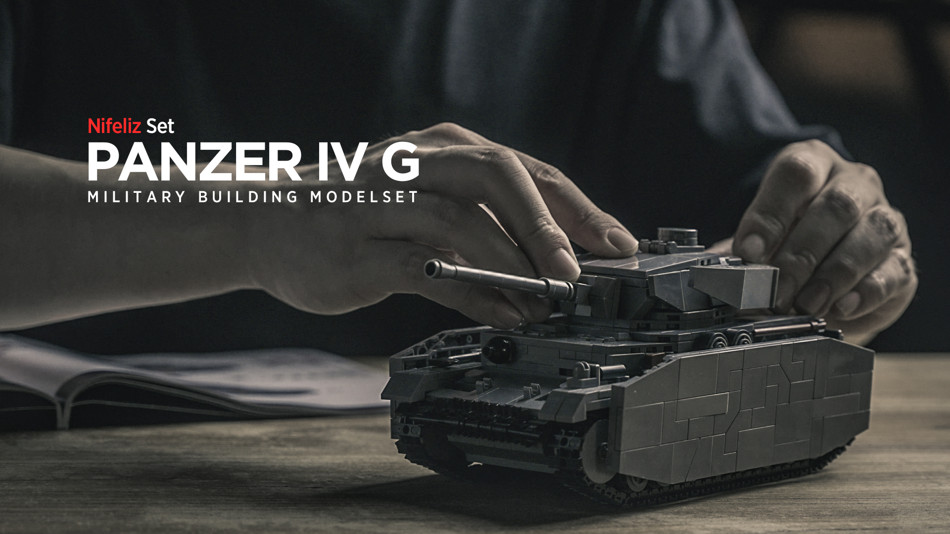 Amazon.co.jp: Nifeliz IV号戦車G型ブロックおもちゃ 大人向け組み立て